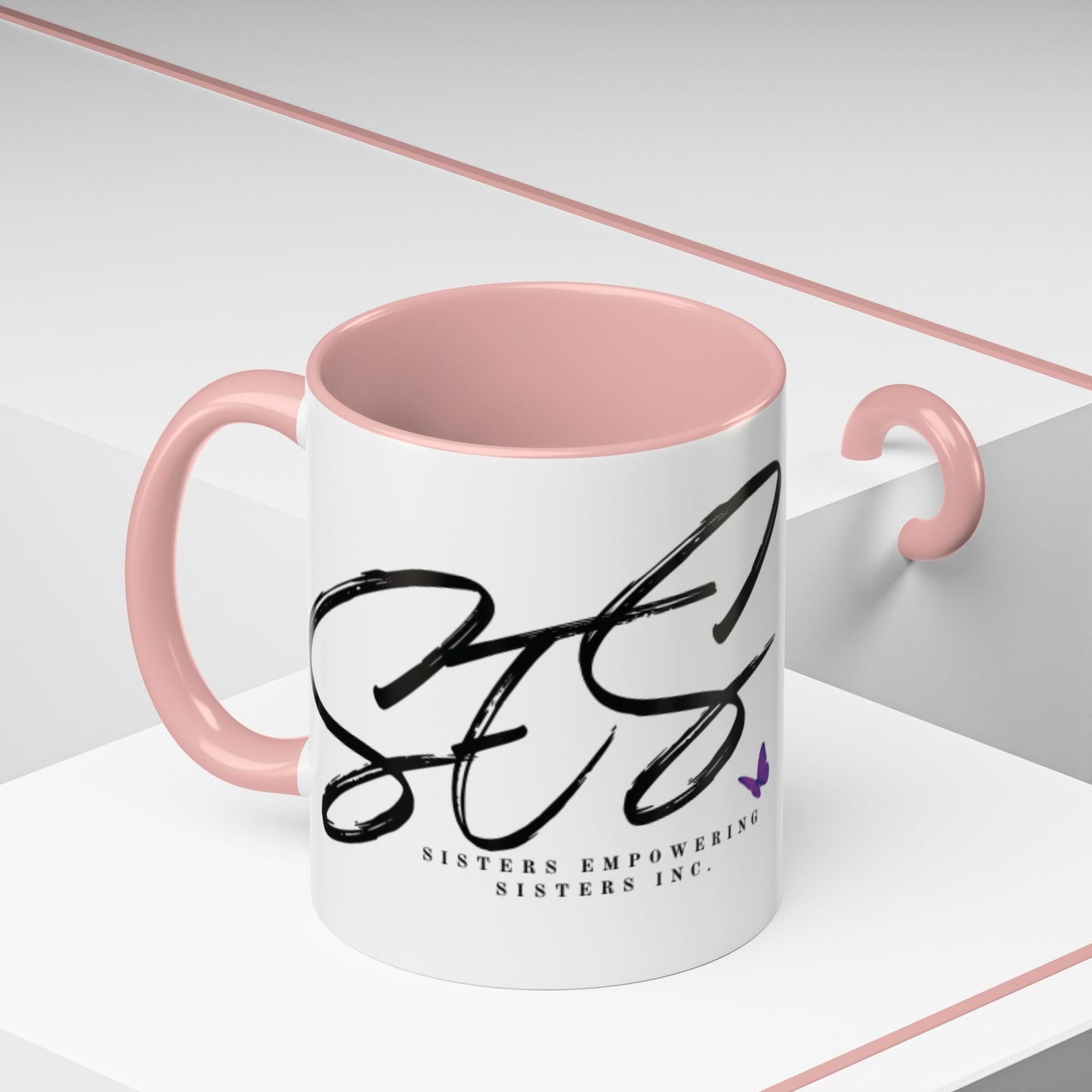 Sisters Empowering Sisters (SES) - Accent Coffee Mug