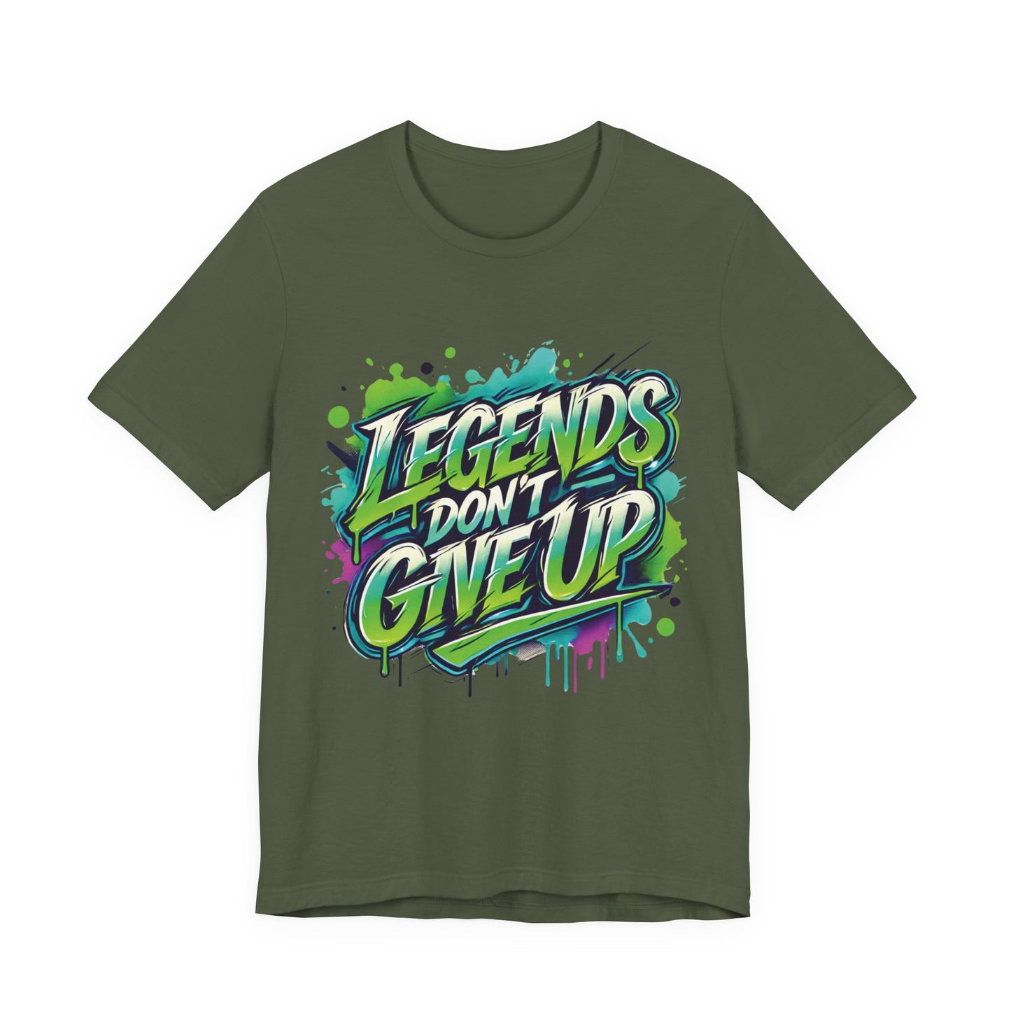 Legends Don't Give Up - Unisex Jersey Short Sleeve Tee
