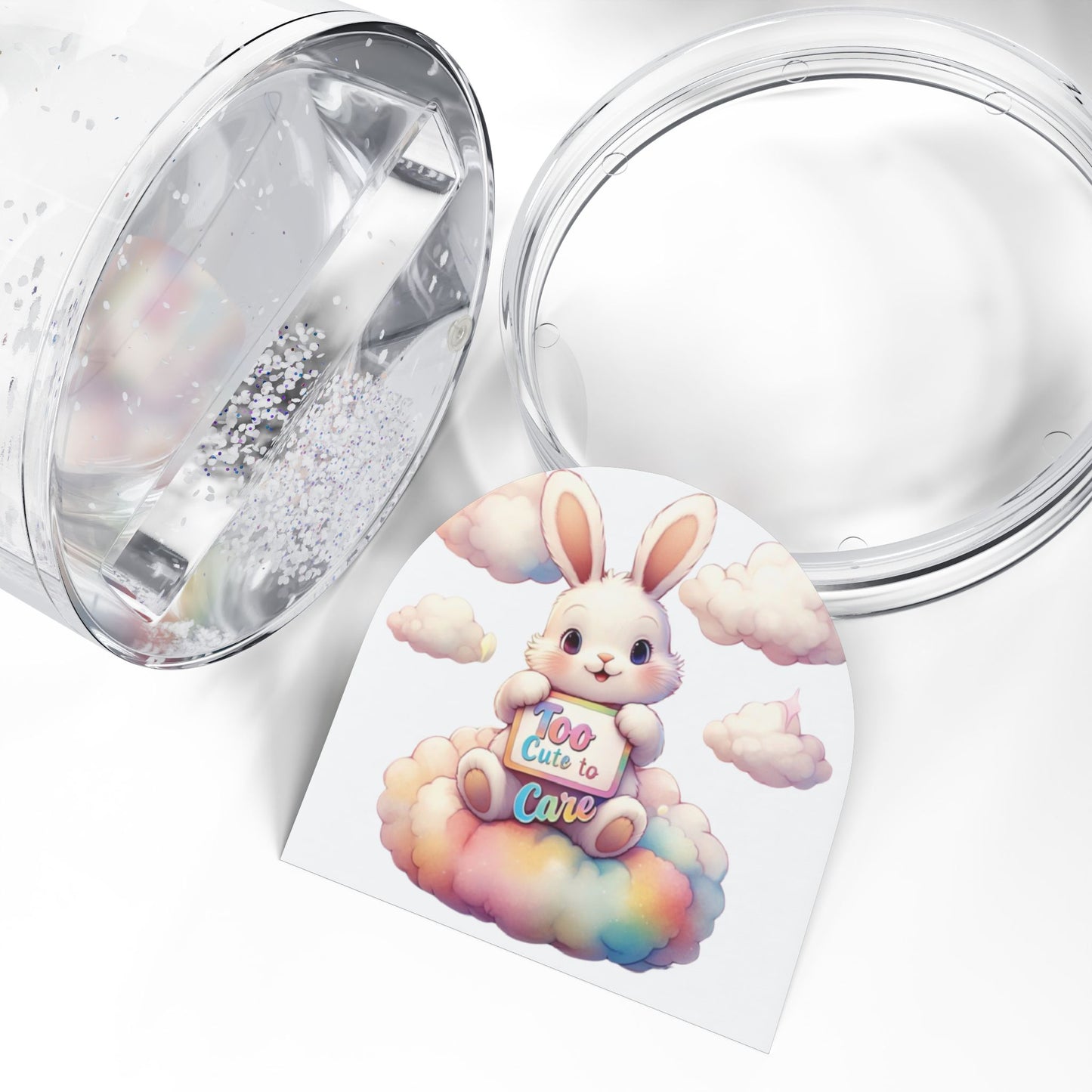 Too Cute to Care - Love Snow Globe - Creatively Designed Shop