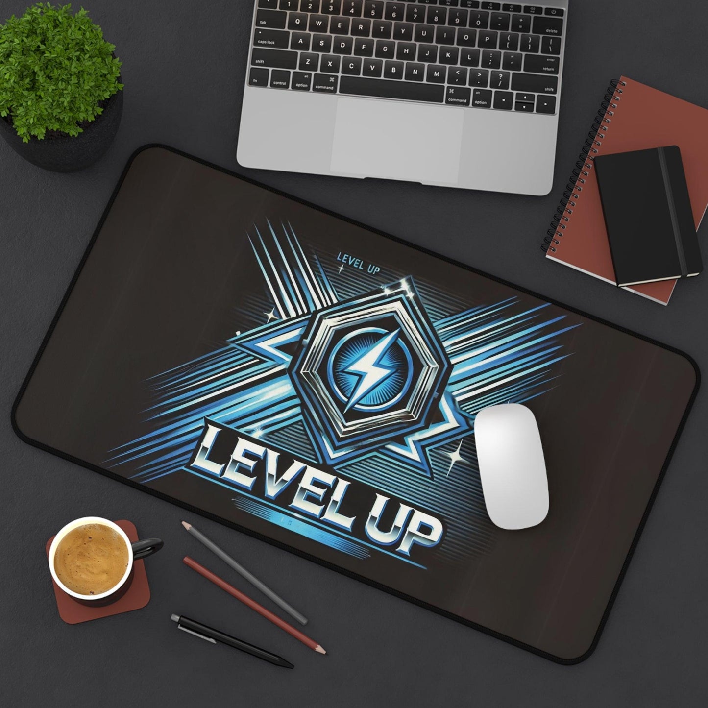 "Level Up" - Desk Mat - Creatively Designed Shop