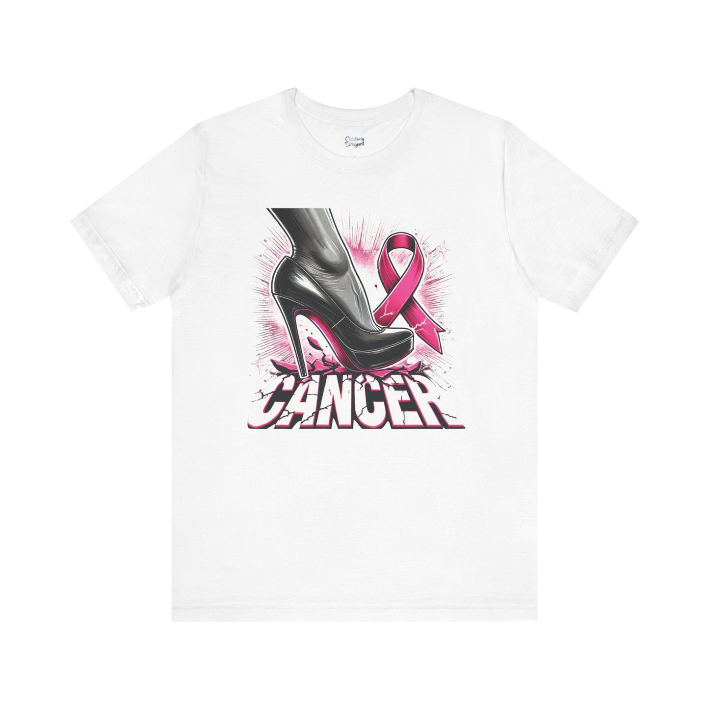 Stepping on Cancer - Unisex Jersey Short Sleeve Tee