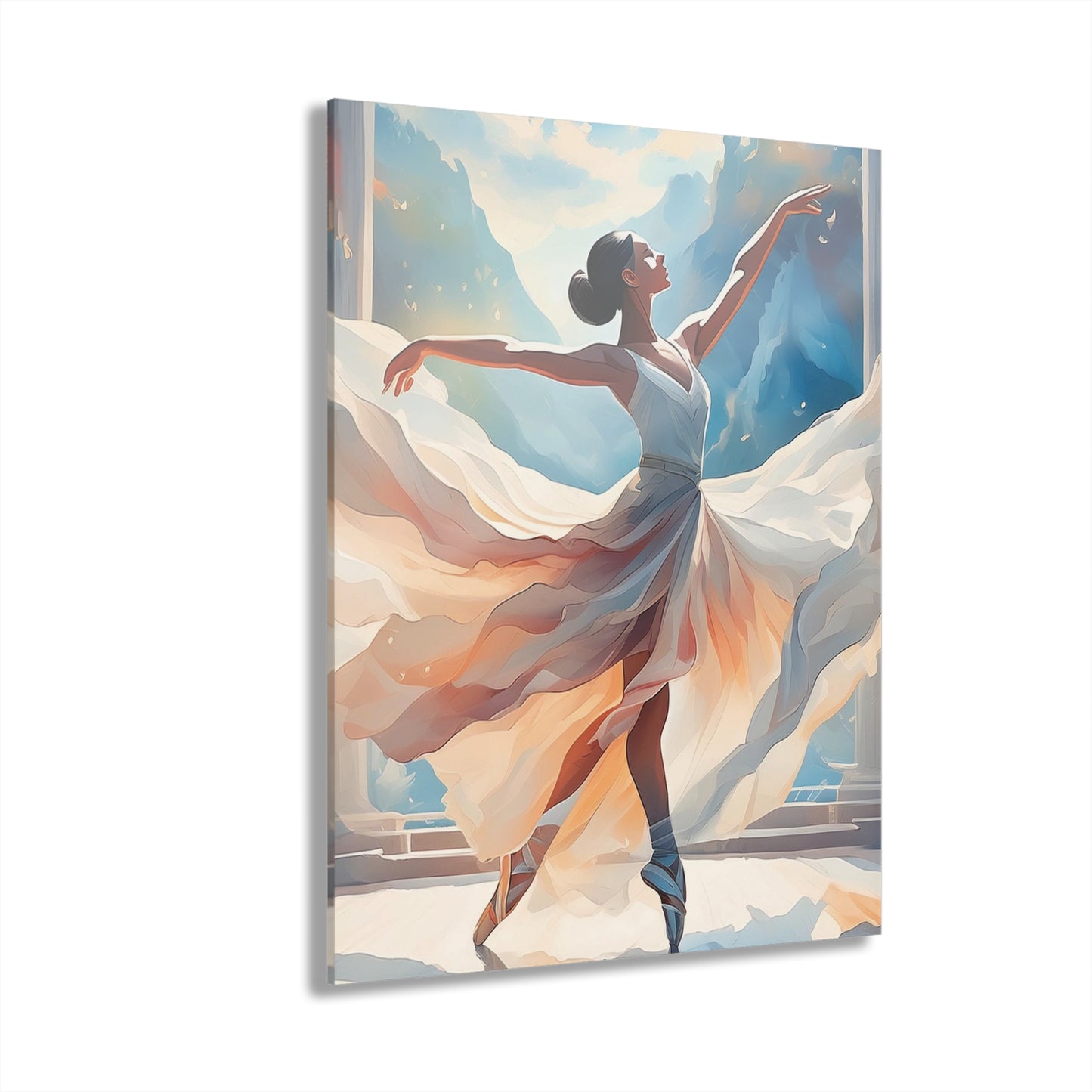 "Beautiful Ballerina" - Acrylic Prints (French Cleat Hanging) - Creatively Designed Shop