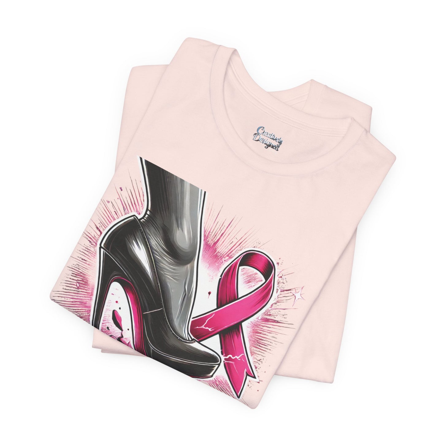 Stepping on Cancer - Unisex Jersey Short Sleeve Tee