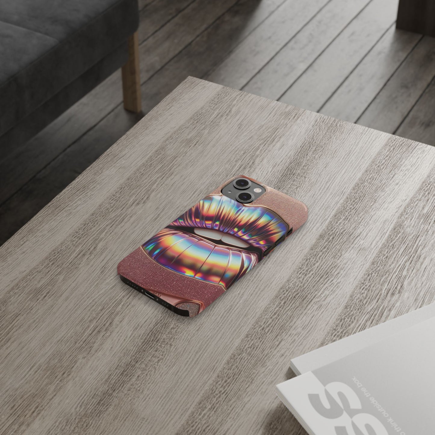 "Bronze Kiss" - Slim Phone Cases - Creatively Designed Shop