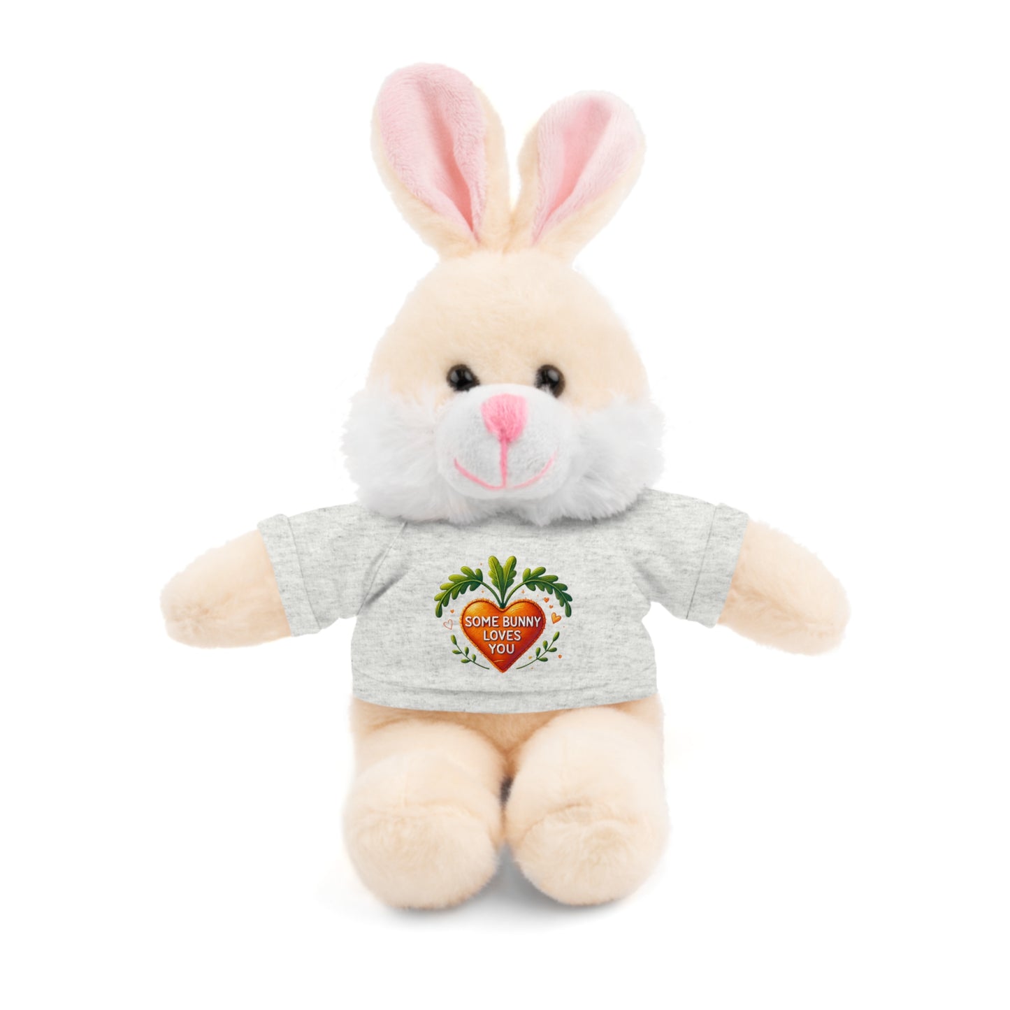 'Some Bunny Loves You' - Stuffed Bunny with Tee - Creatively Designed Shop