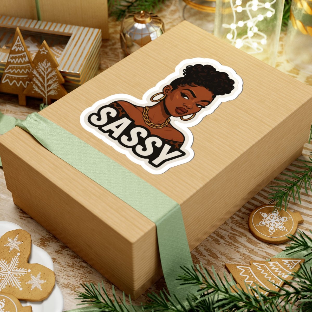 Sassy - Kiss-Cut Sticker