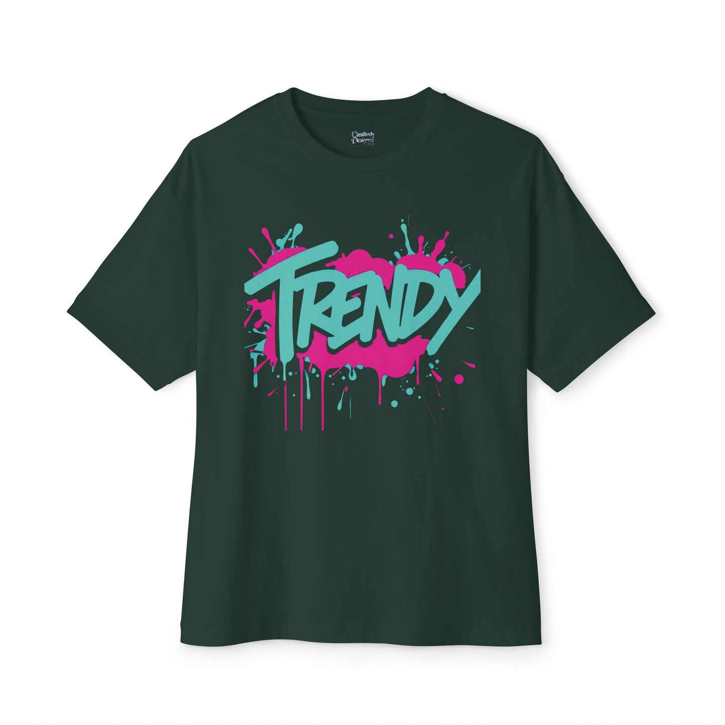 "Trendy" - Unisex Oversized Boxy Tee