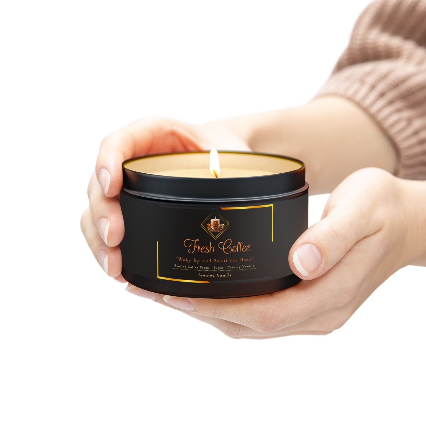 Fresh Coffee - Tin Candles