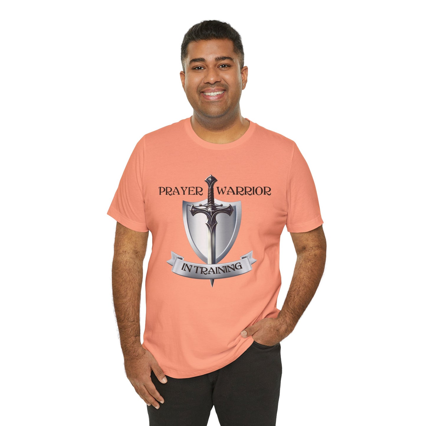 Prayer Warrior in Training - Unisex Jersey Short Sleeve Tee