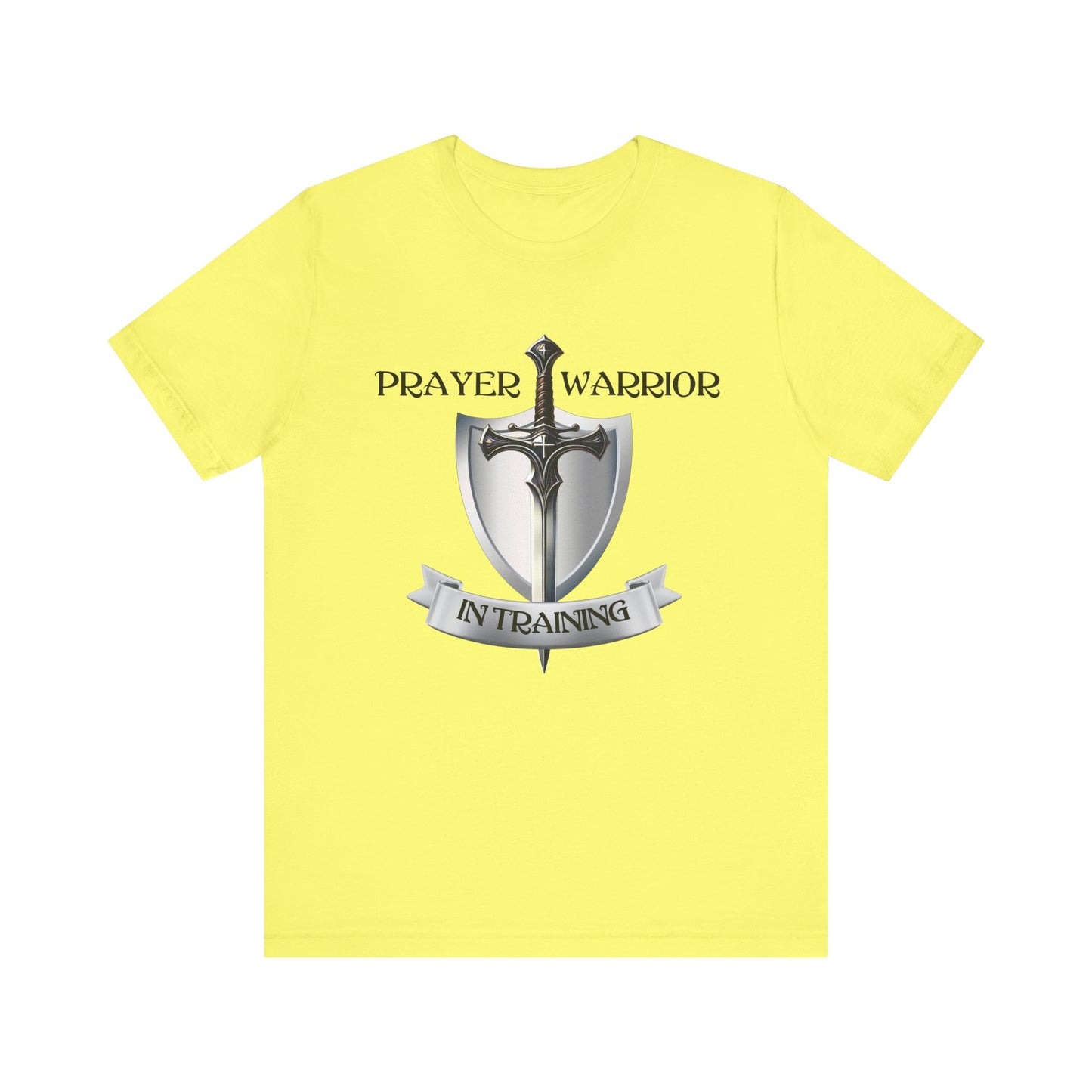 Prayer Warrior in Training - Unisex Jersey Short Sleeve Tee