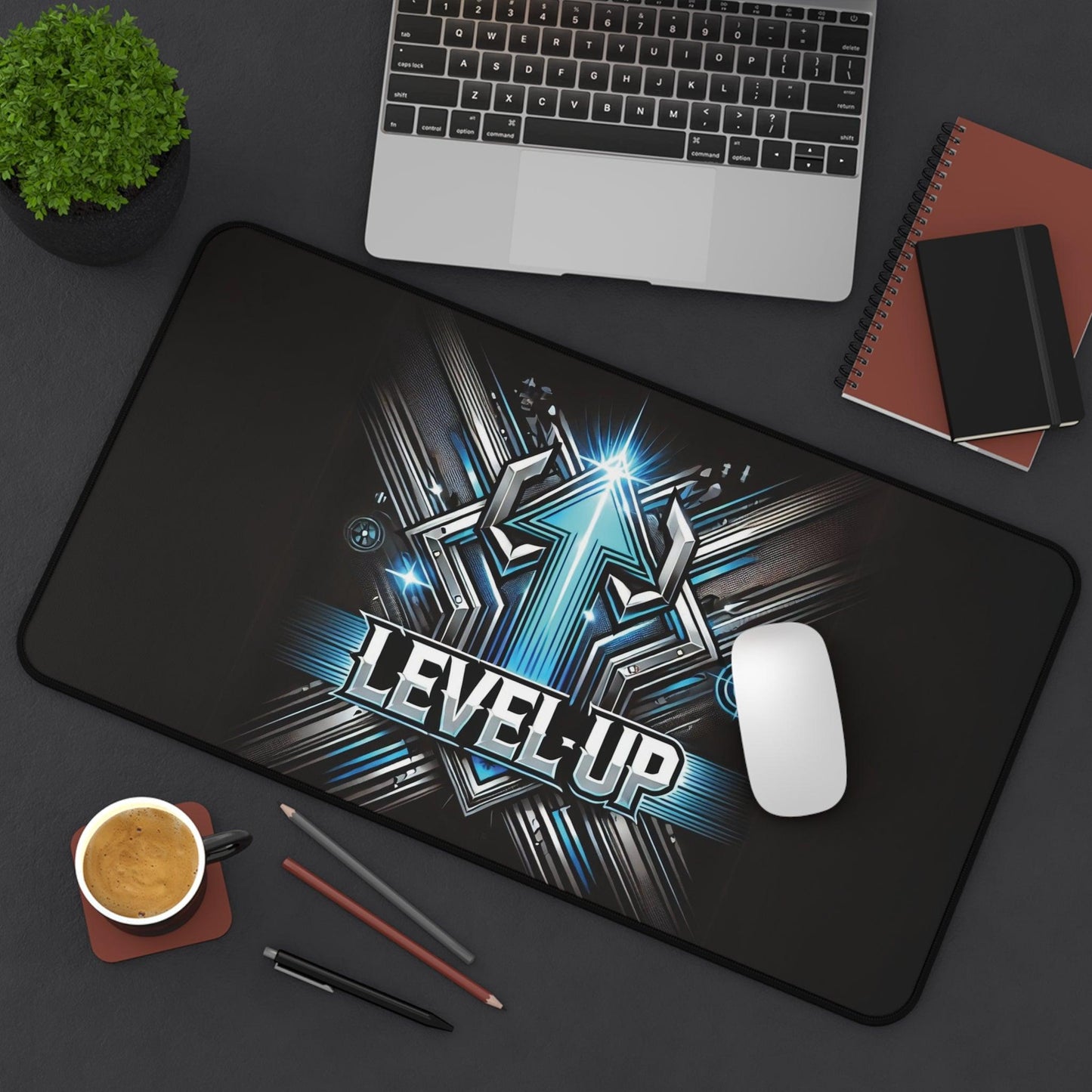 "Level Up" - Desk Mat - Creatively Designed Shop