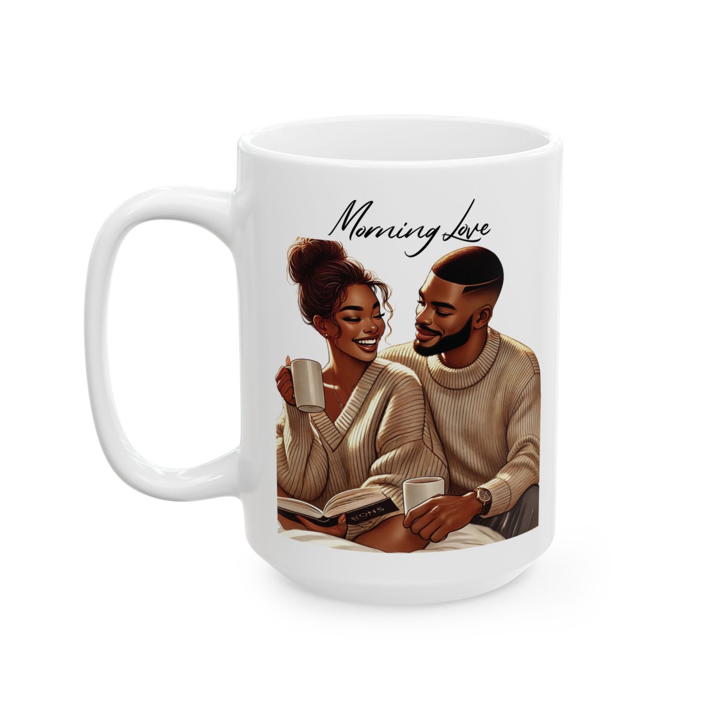 Morning Love - Ceramic Mug (11oz & 15oz) - Creatively Designed Shop