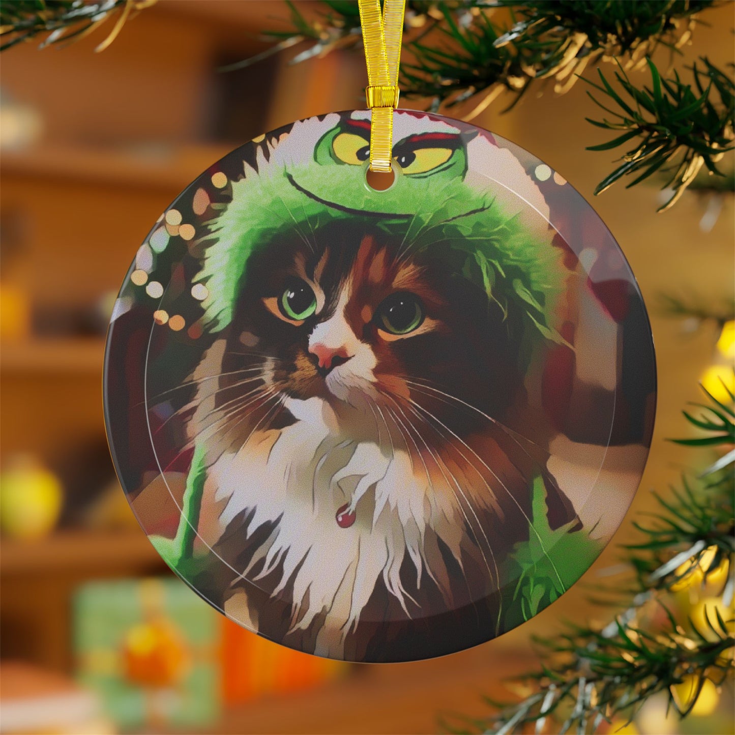 A Very Grinch Christmas - Glass Ornaments - Creatively Designed Shop
