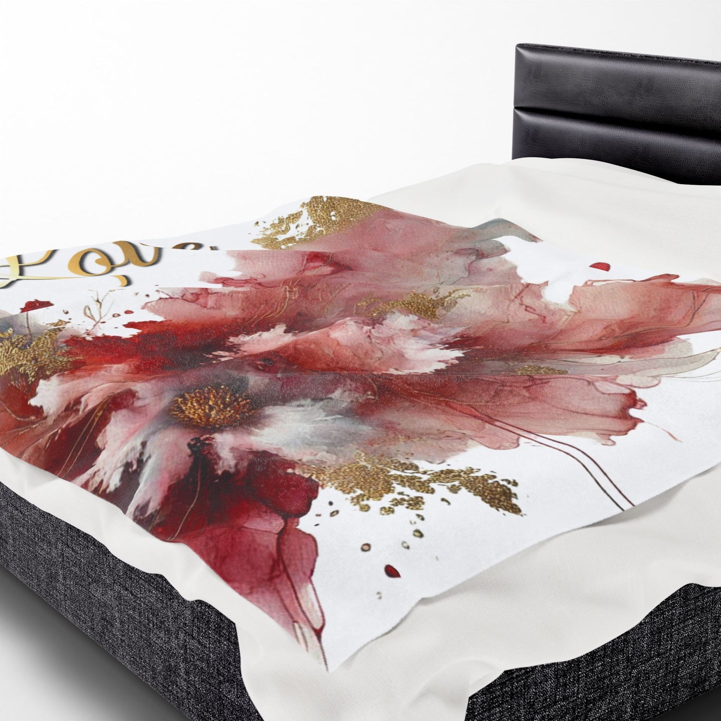 Love - Velveteen Plush Blanket