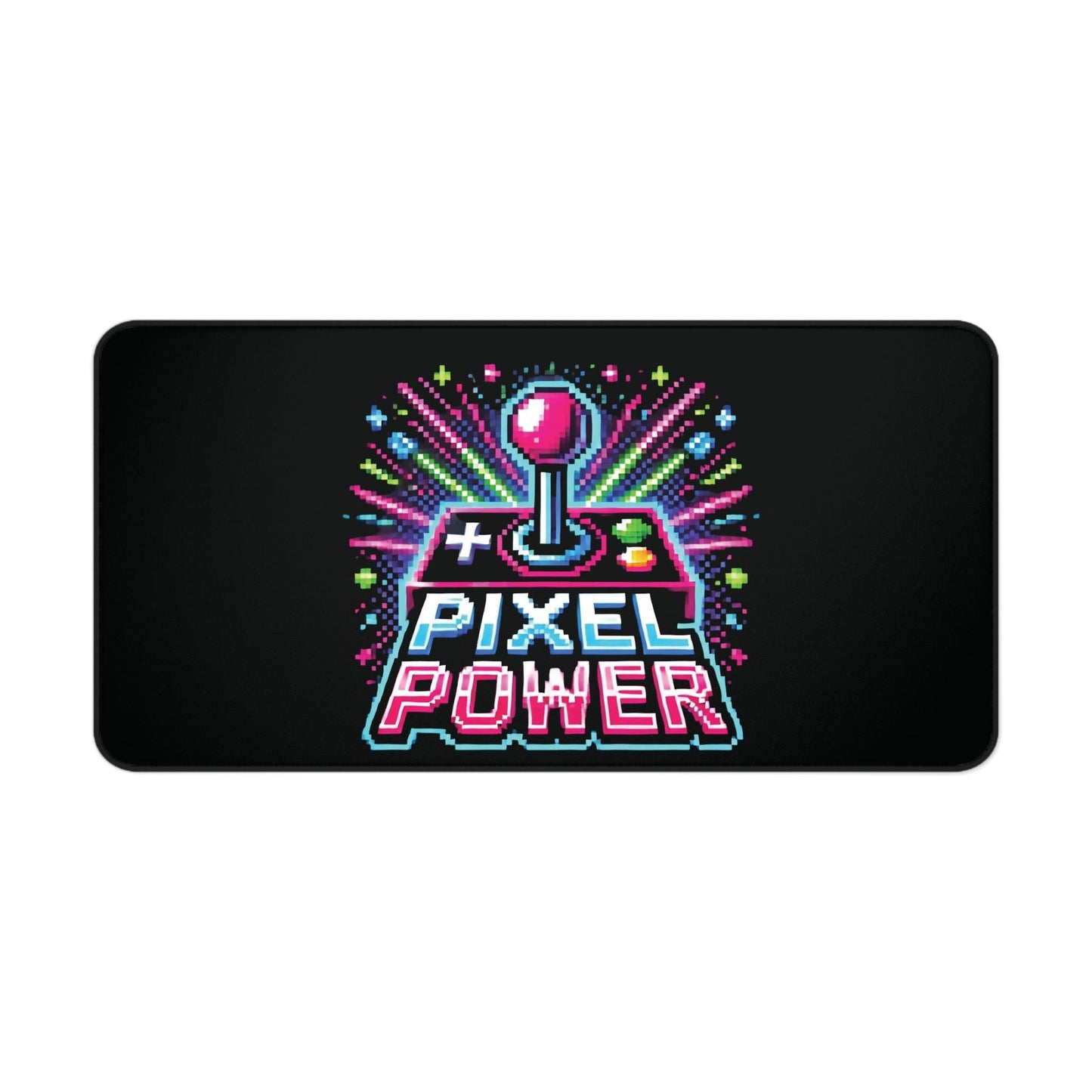 "Pixel Power" - Desk Mat - Creatively Designed Shop