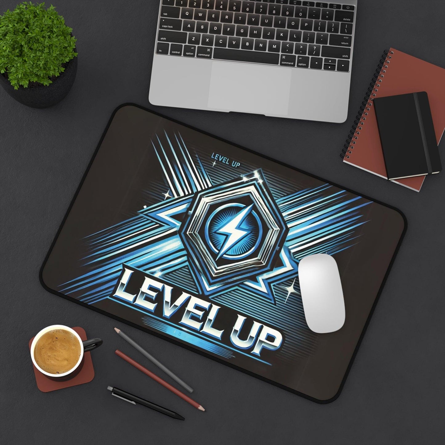 "Level Up" - Desk Mat - Creatively Designed Shop