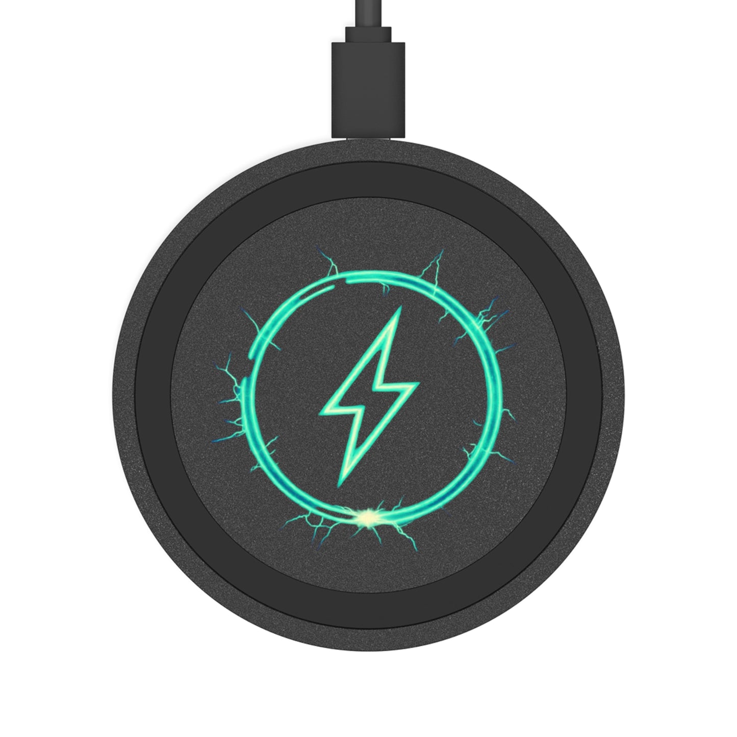 Charging Bolt (Green) - Quake Wireless Charging Pad - Creatively Designed Shop