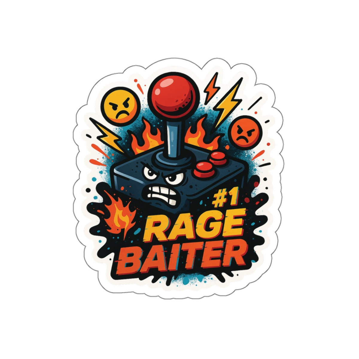 #1 Rage Baiter - Die-Cut Sticker