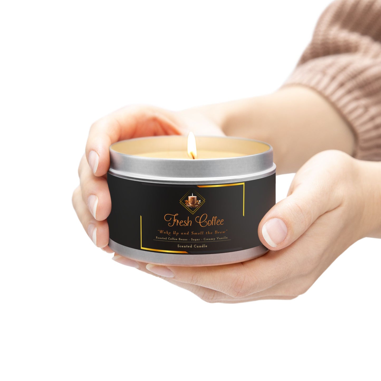 Fresh Coffee - Tin Candles
