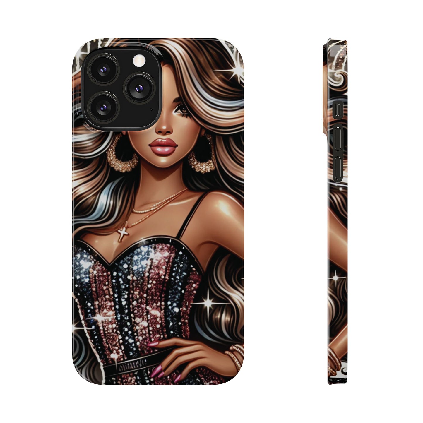 "Beautiful" - Slim Phone Cases - Creatively Designed Shop