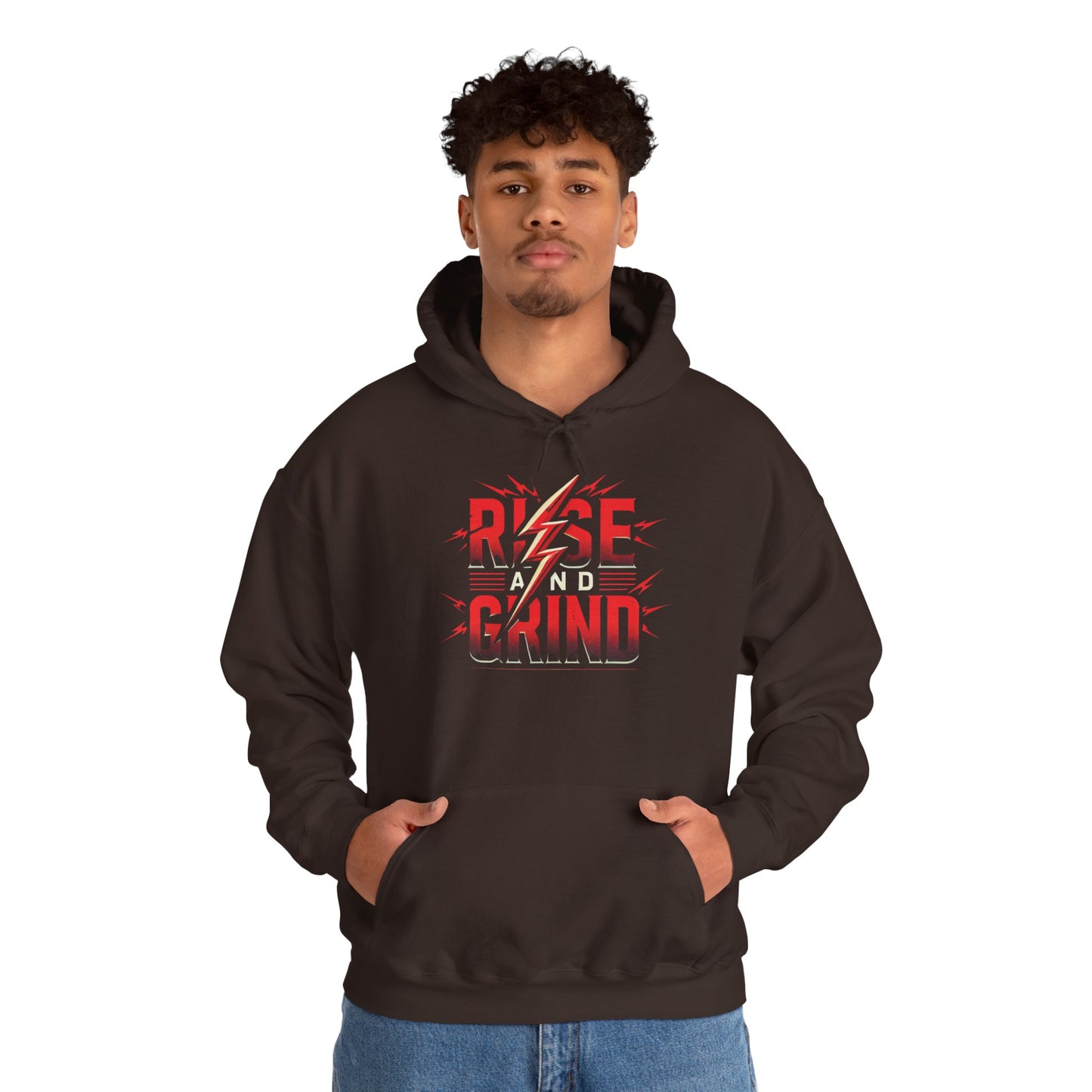 Rise And Grind - Unisex Heavy Blend™ Hooded Sweatshirt