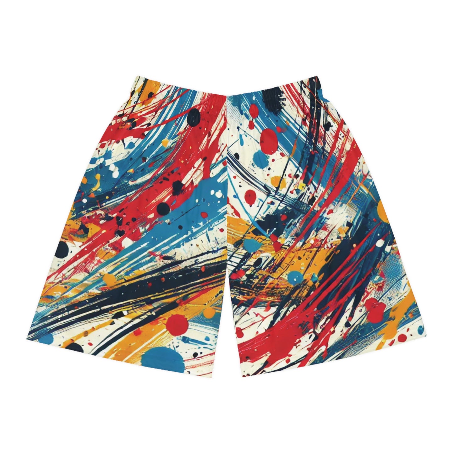 Colorful Art - Basketball Shorts (AOP) - Creatively Designed Shop