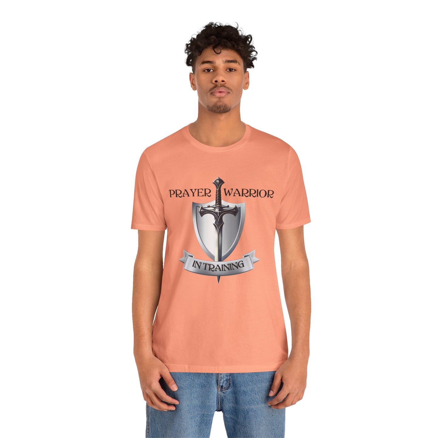 Prayer Warrior in Training - Unisex Jersey Short Sleeve Tee