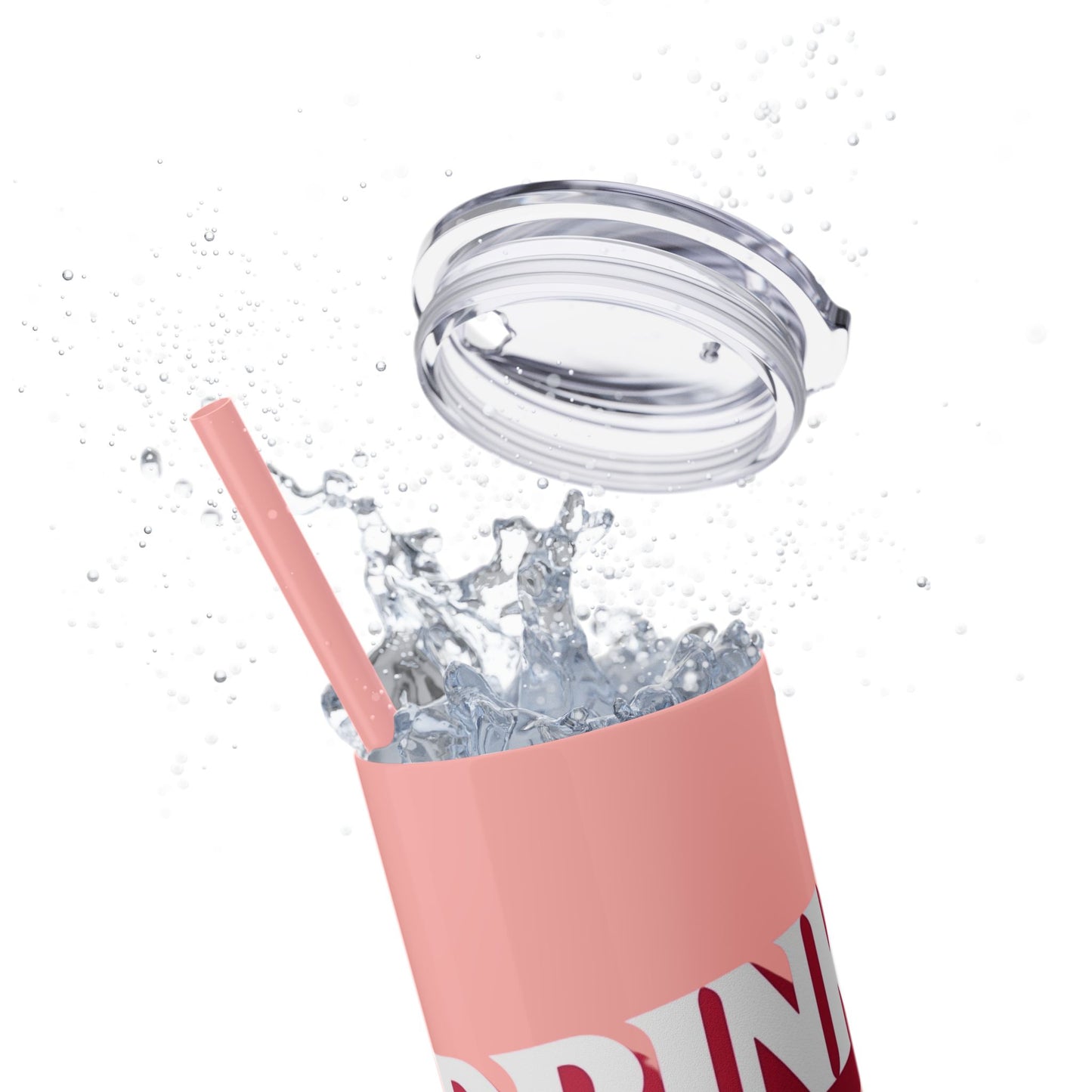 Drink Like A Boss - Skinny Tumbler with Straw, 20oz - Creatively Designed Shop