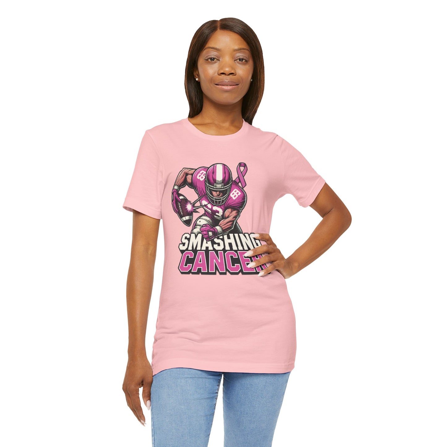 Smashing Cancer - Unisex Jersey Short Sleeve Tee