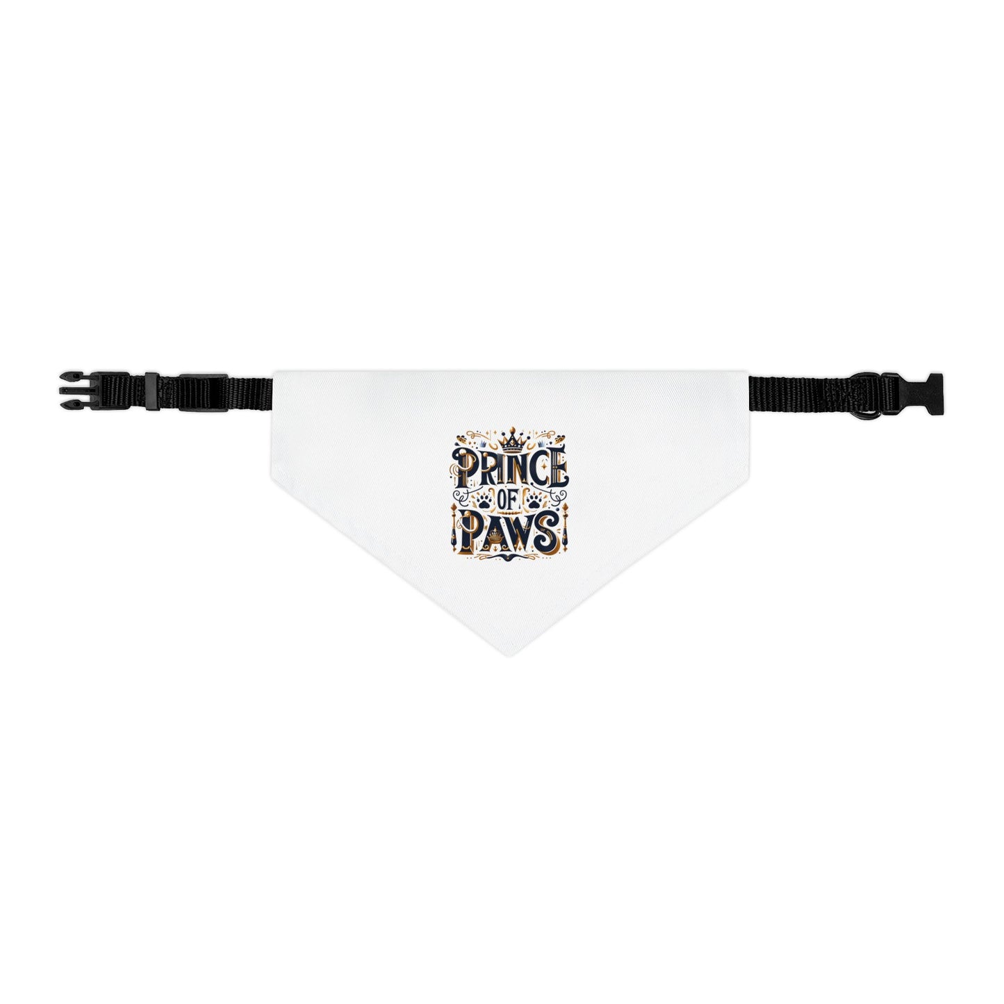 Prince of Paws - Pet Bandana Collar - Creatively Designed Shop