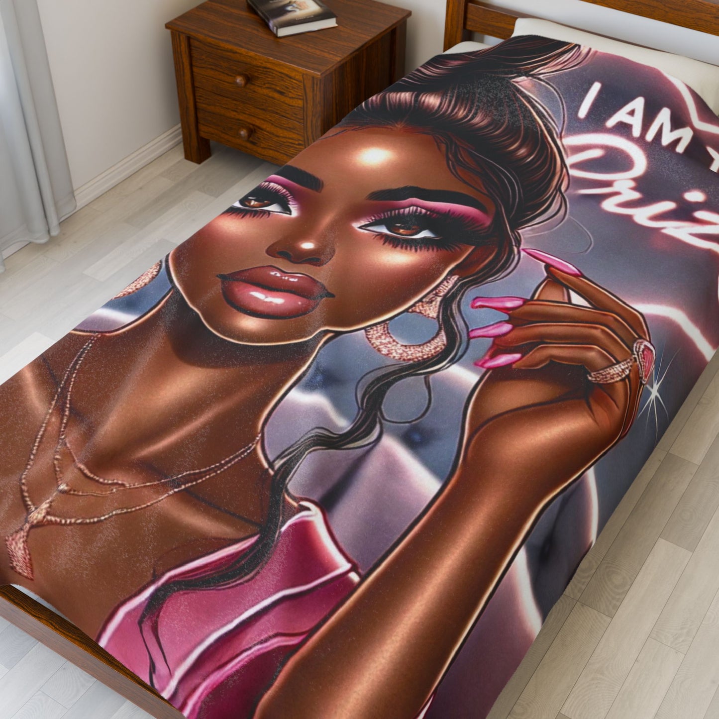 I Am the Prize - Velveteen Plush Blanket