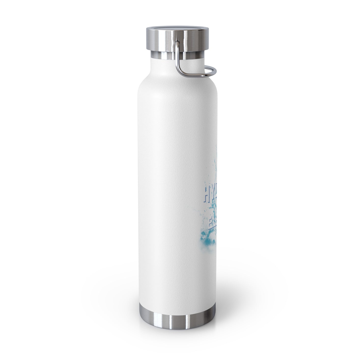 "Hydrate & Elevate" - Copper Vacuum Insulated Bottle, 22oz - Creatively Designed Shop