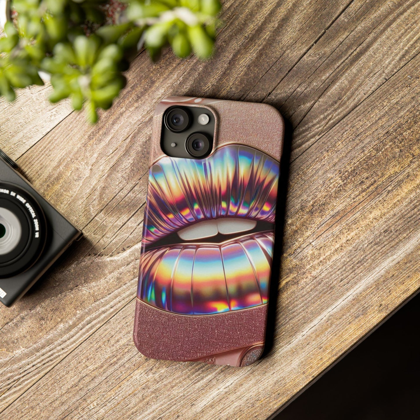 "Bronze Kiss" - Slim Phone Cases - Creatively Designed Shop