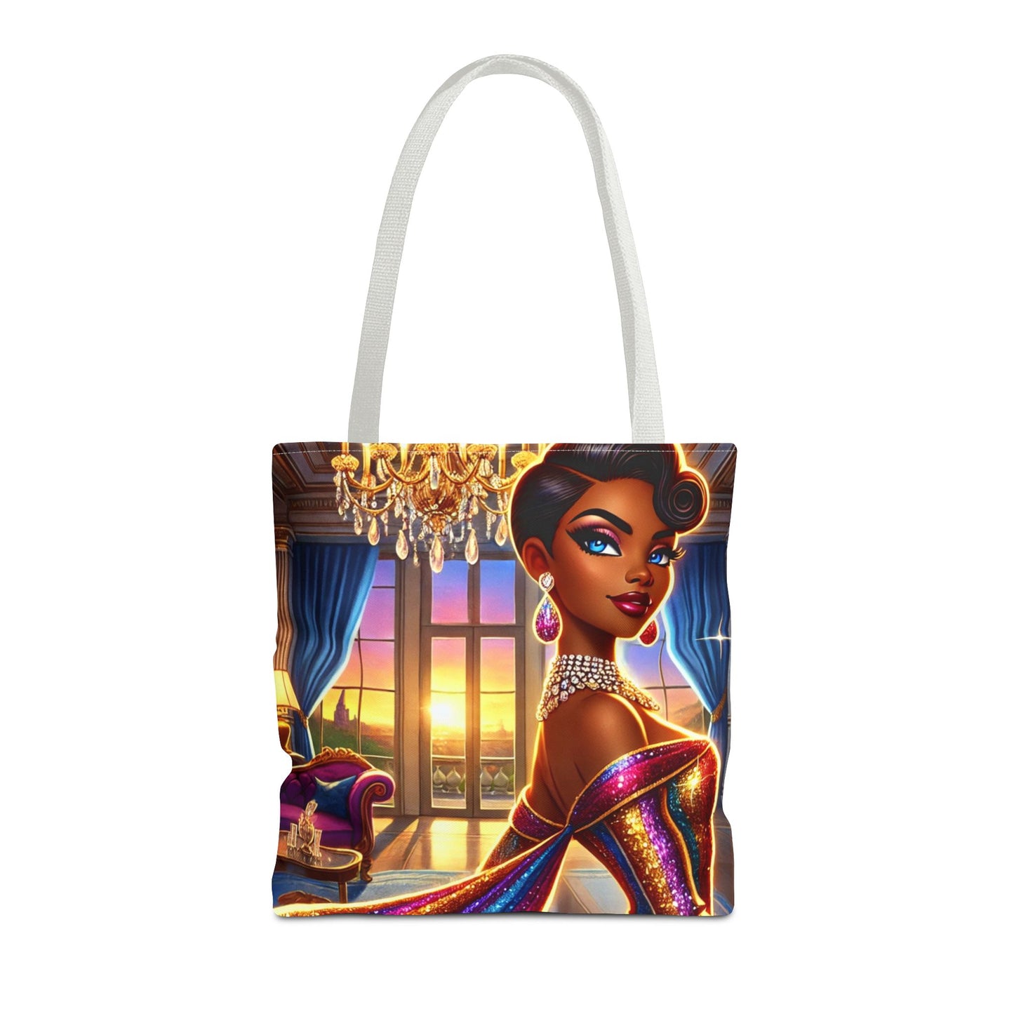 "Elegance Suits Me" - Tote Bag (AOP) - Creatively Designed Shop