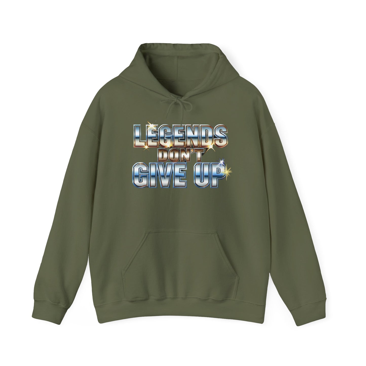 Legends Don't Give Up - Unisex Heavy Blend™ Hooded Sweatshirt - Creatively Designed Shop