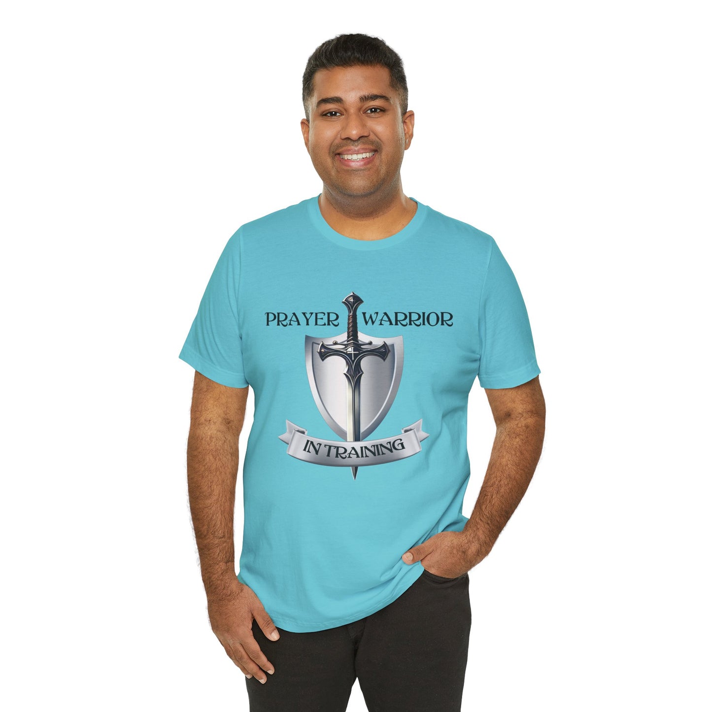 Prayer Warrior in Training - Unisex Jersey Short Sleeve Tee