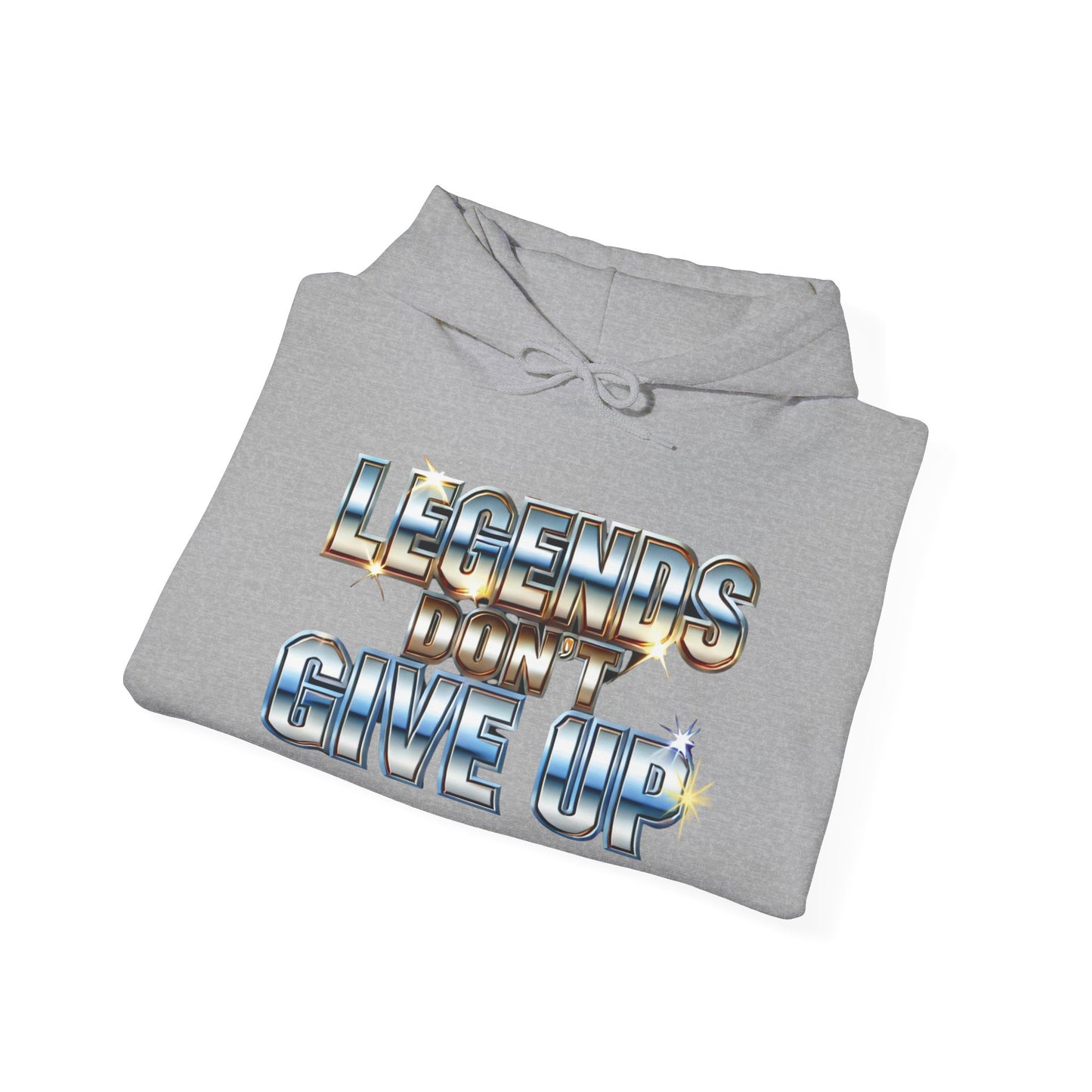 Legends Don't Give Up - Unisex Heavy Blend™ Hooded Sweatshirt - Creatively Designed Shop