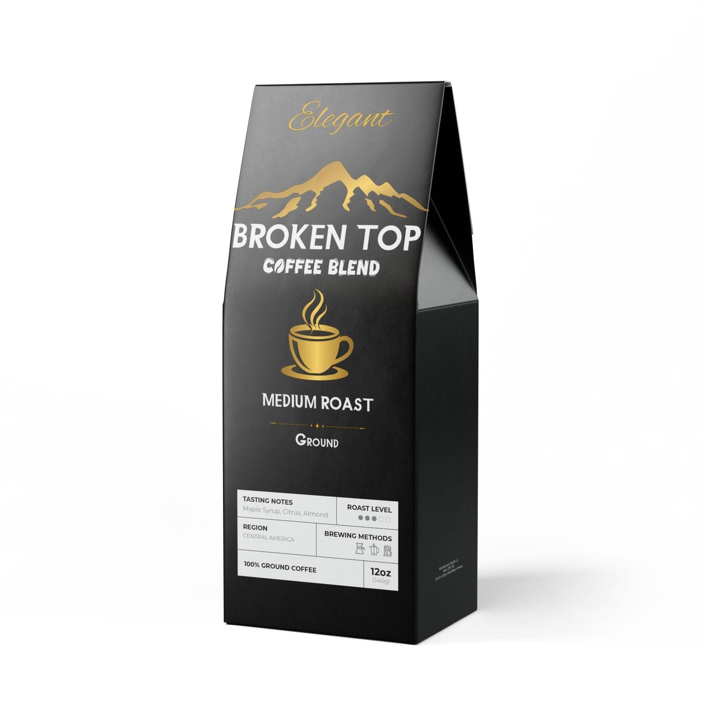 Elegant Broken Top Coffee Blend (Medium Roast) - Creatively Designed Shop