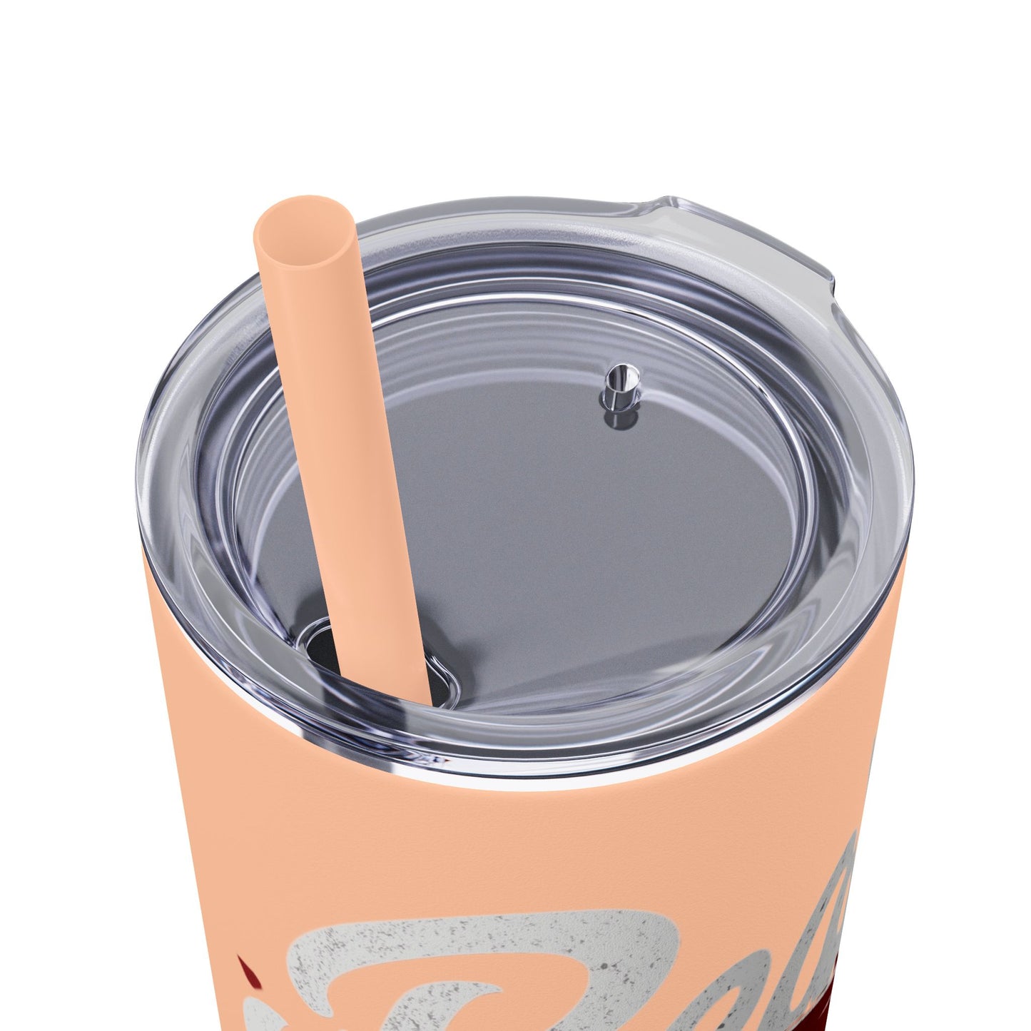 Beauty Speaks - Skinny Tumbler with Straw, 20oz - Creatively Designed Shop