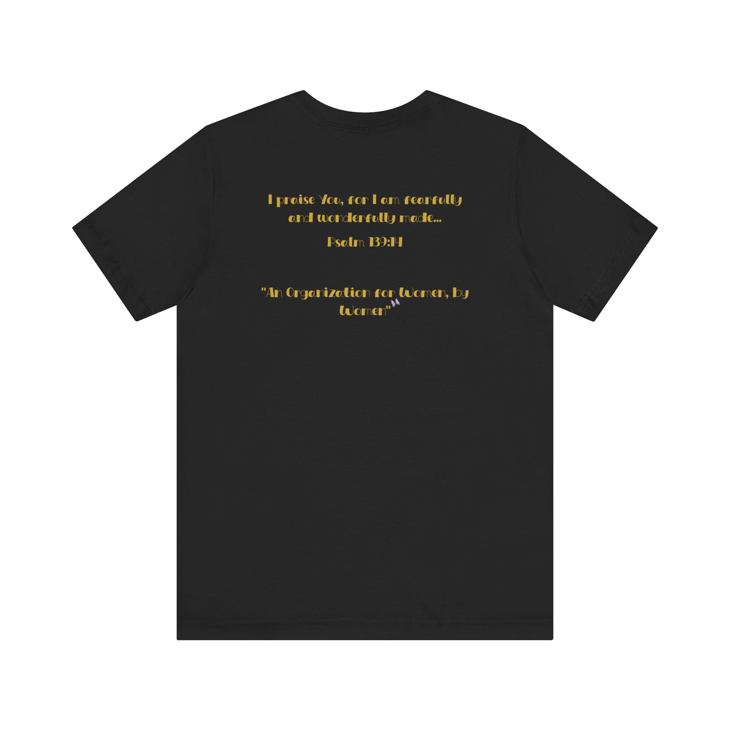Sisters Empowering Sisters – Crown & Butterfly - Unisex Jersey Short Sleeve Tee