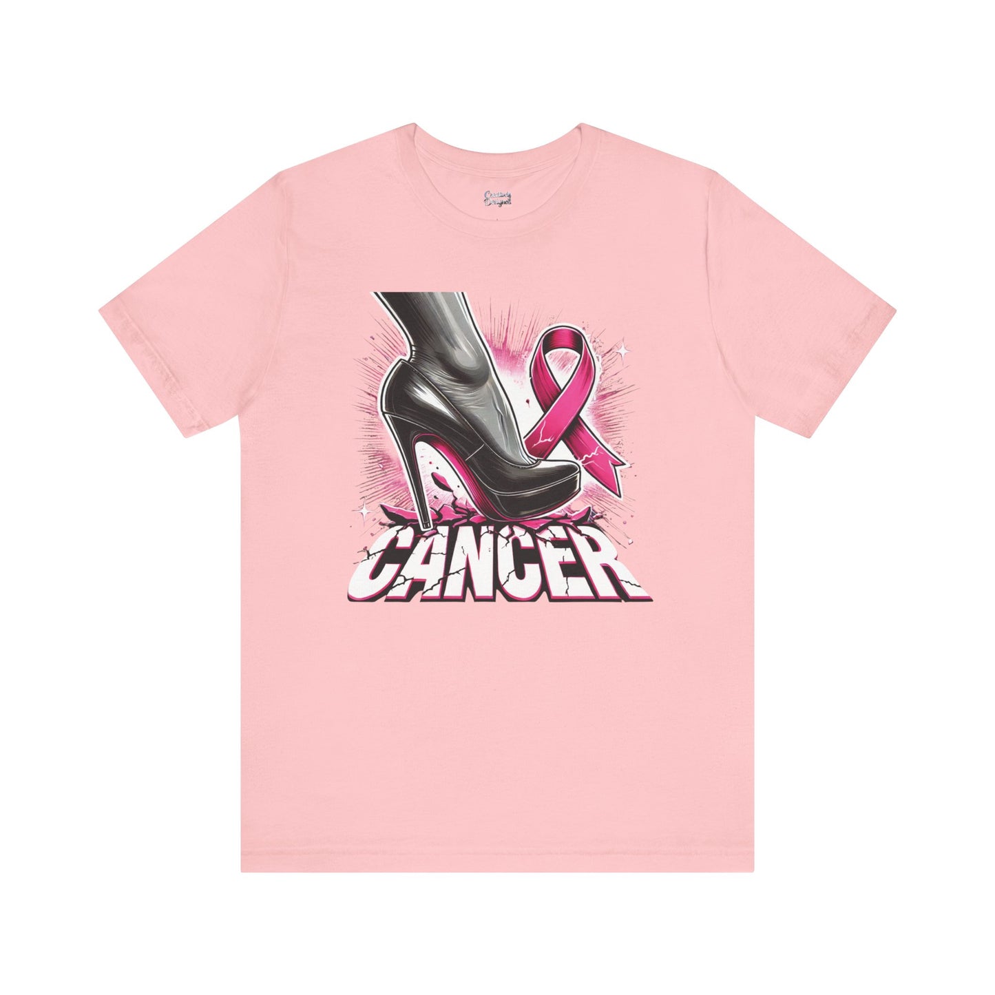 Stepping on Cancer - Unisex Jersey Short Sleeve Tee