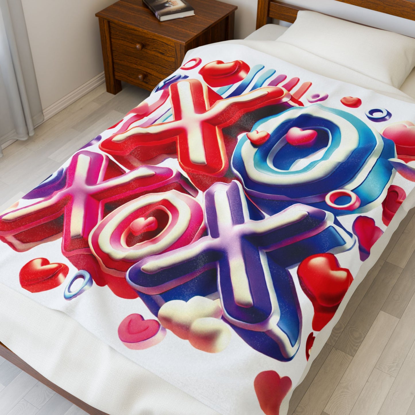 XOXO - Velveteen Plush Blanket