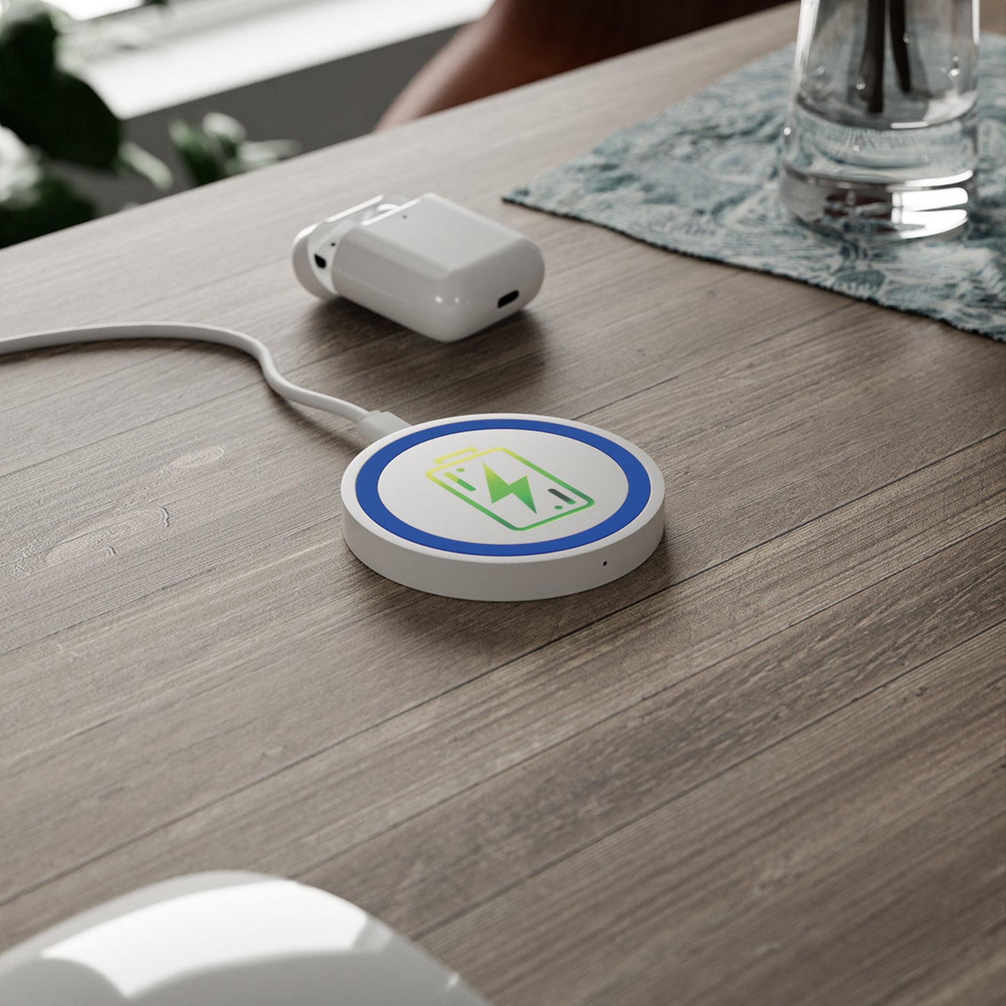 Charging Icon (Green) - Quake Wireless Charging Pad - Creatively Designed Shop