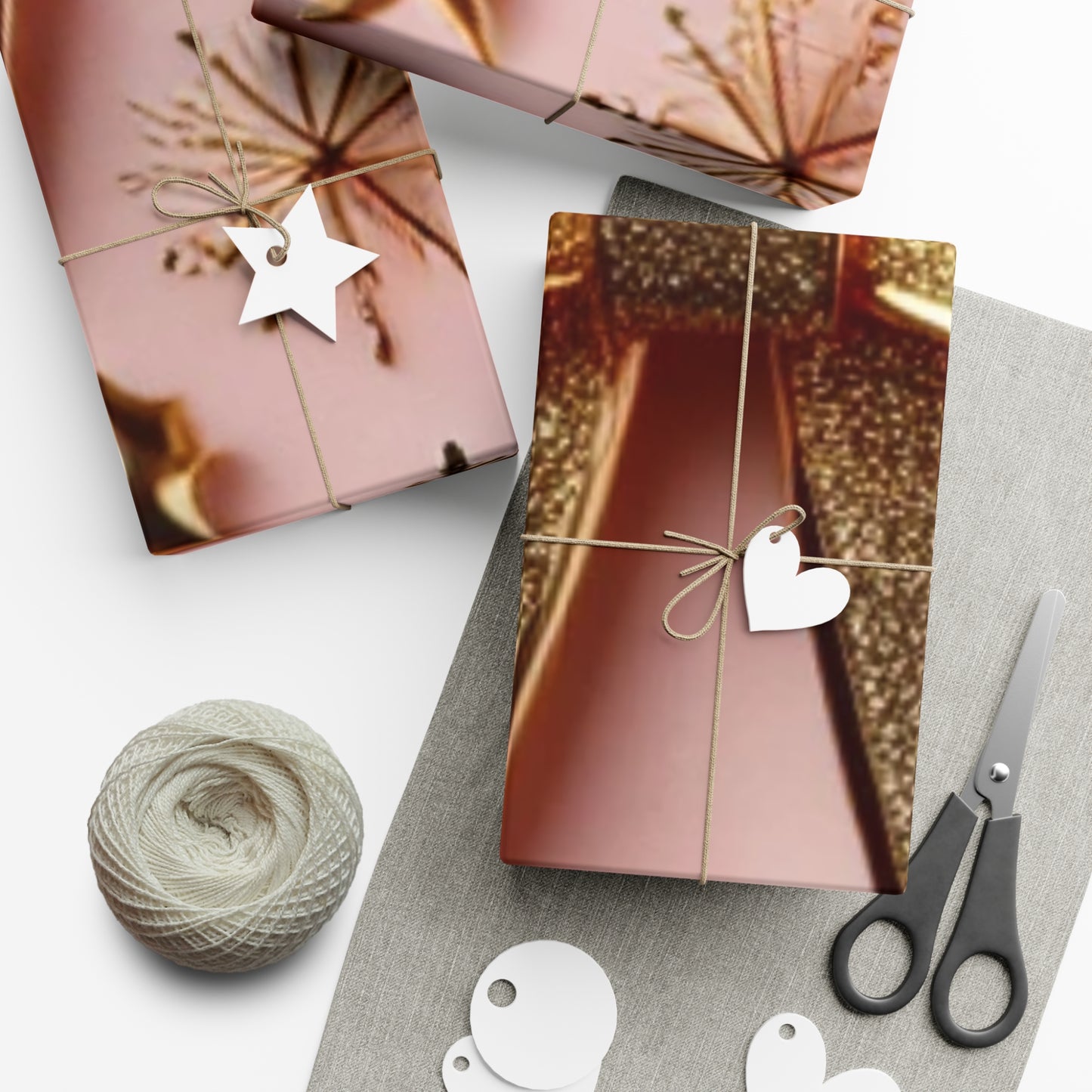 Pink & Gold Glam - Gift Wrap Papers - Creatively Designed Shop