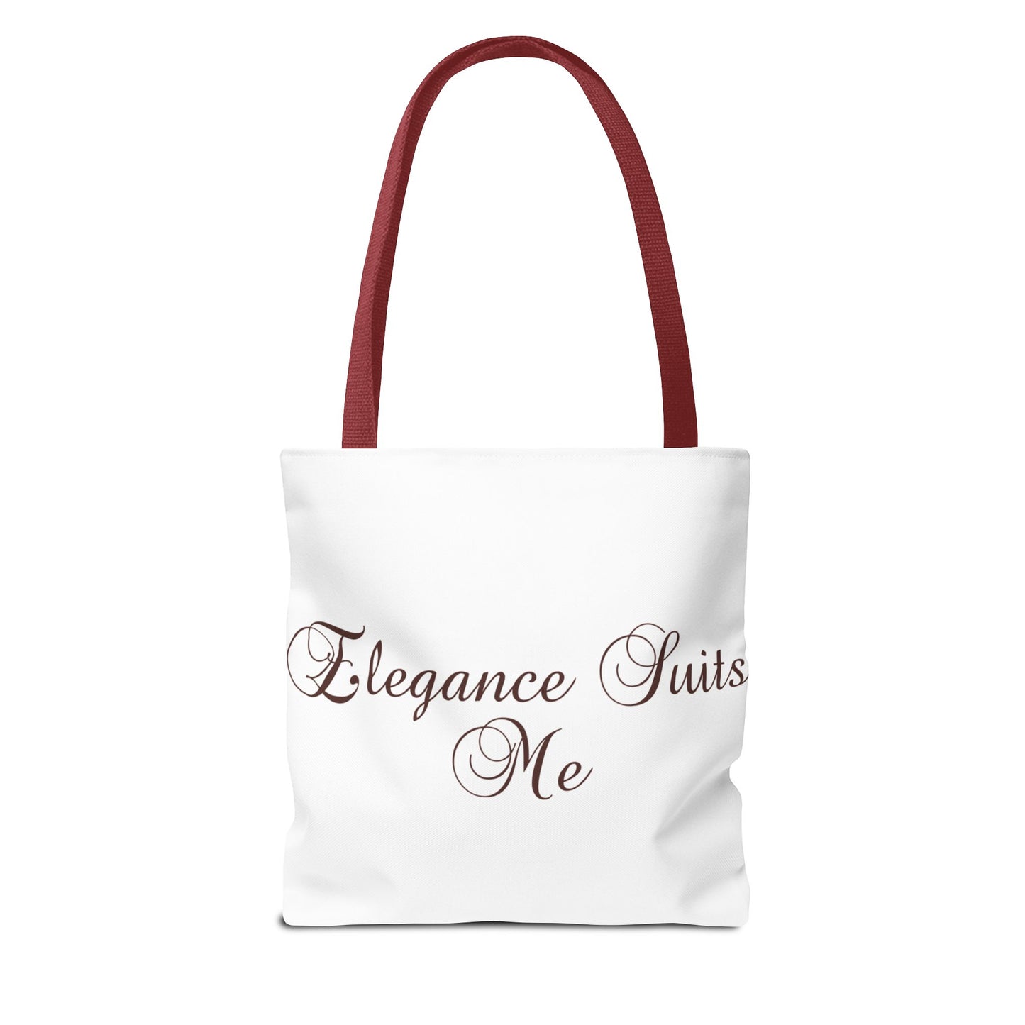 "Elegance Suits Me" - Tote Bag (AOP) - Creatively Designed Shop