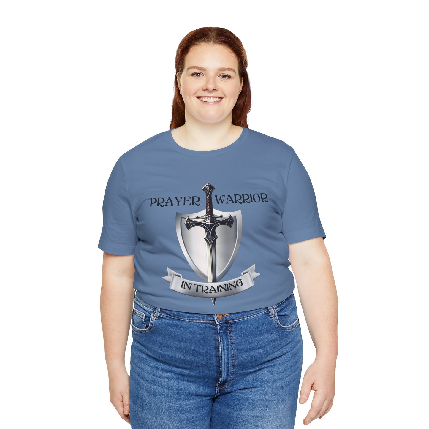 Prayer Warrior in Training - Unisex Jersey Short Sleeve Tee