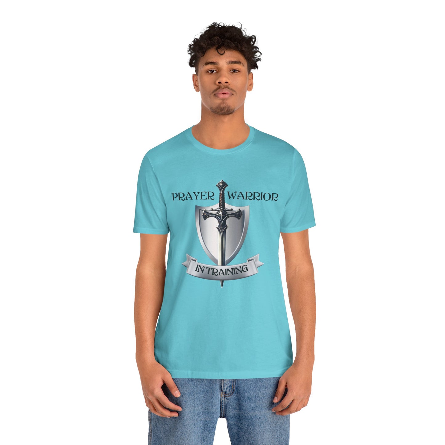 Prayer Warrior in Training - Unisex Jersey Short Sleeve Tee
