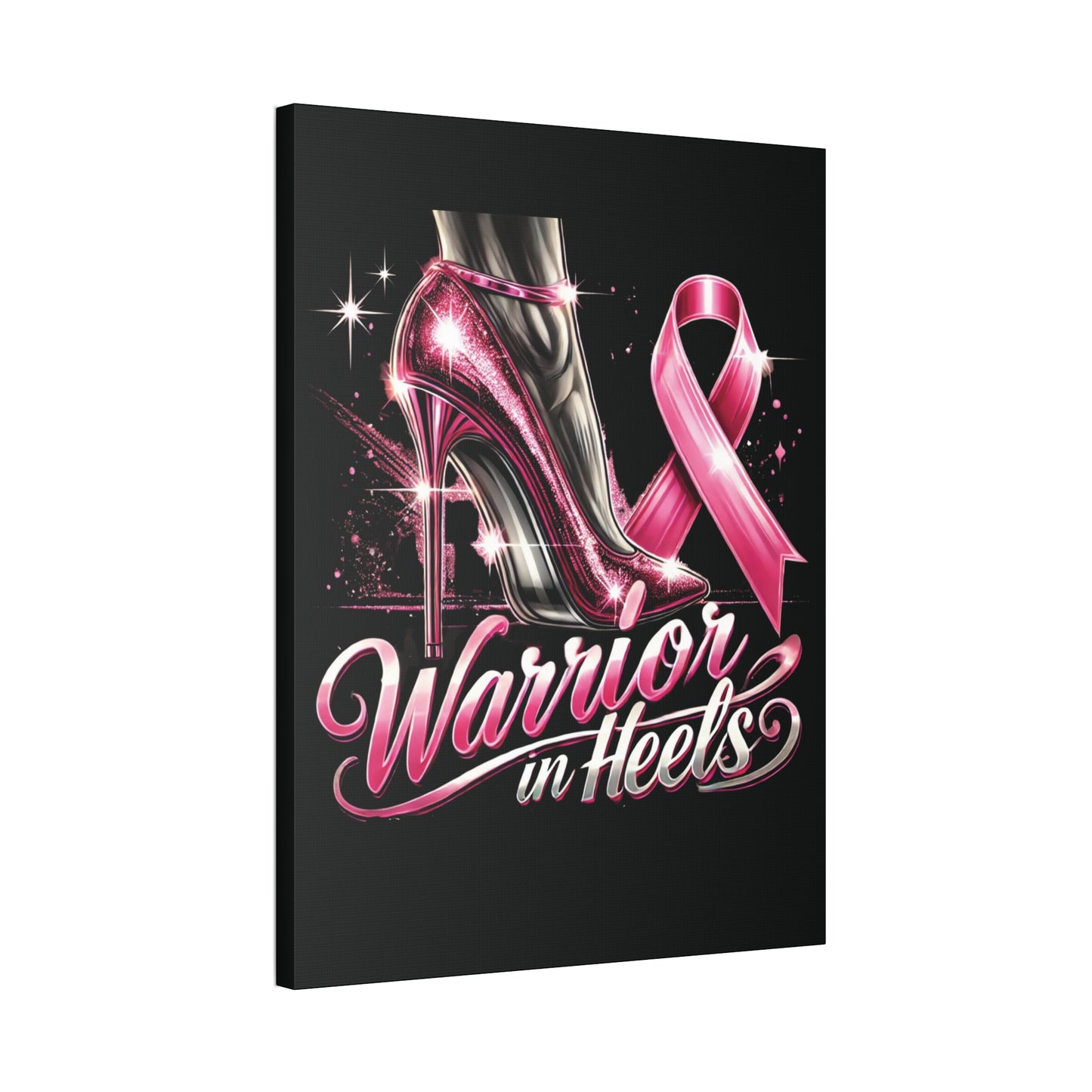 Pink Warrior Heels - Canvas Art
