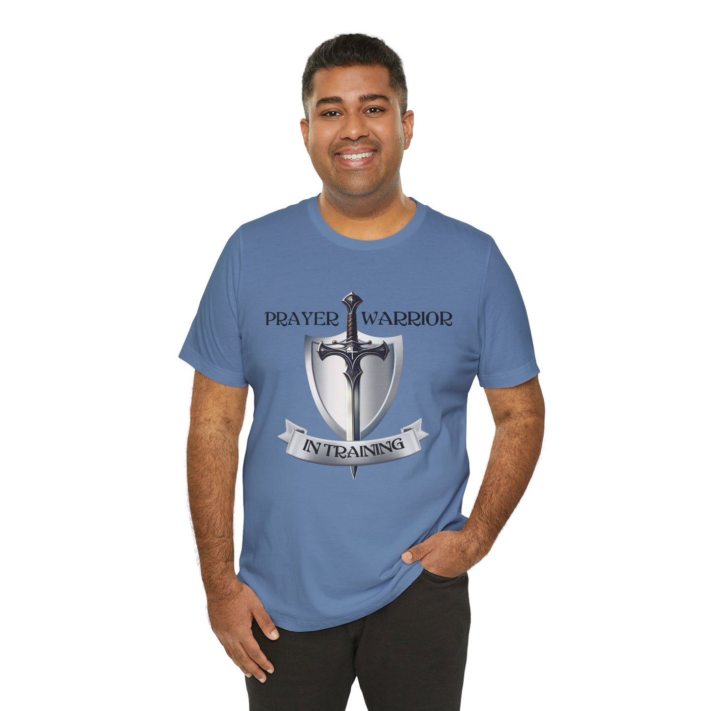 Prayer Warrior in Training - Unisex Jersey Short Sleeve Tee