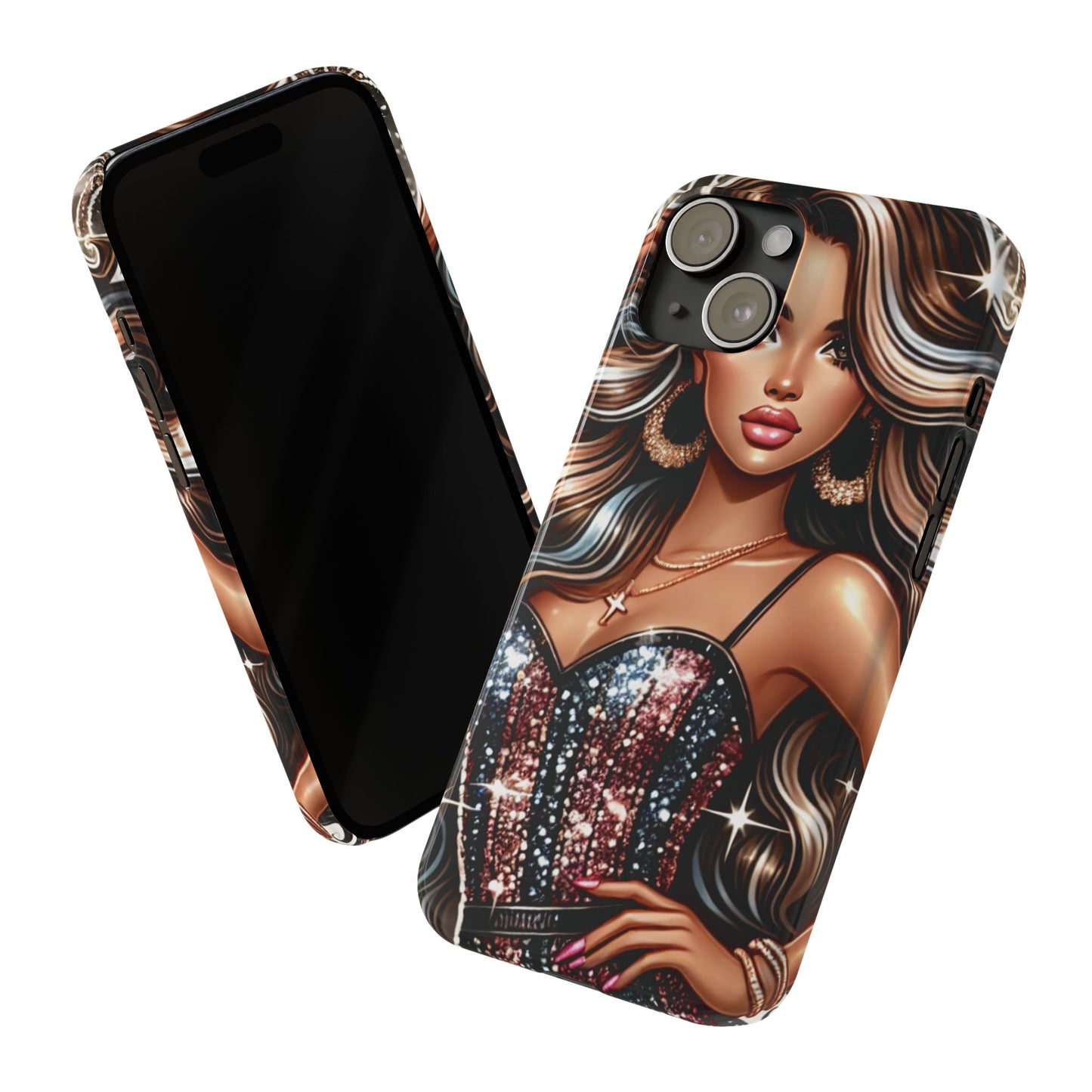 "Beautiful" - Slim Phone Cases - Creatively Designed Shop